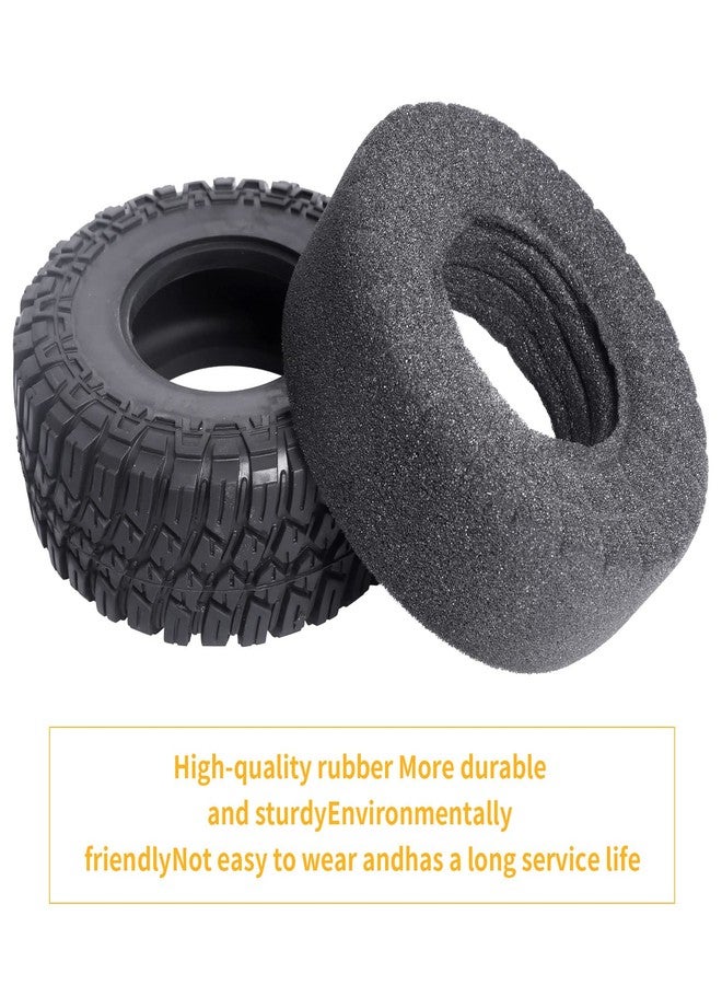 Hobbyfire Height 4.72 inches (120mm) 1/10 Short Course Truck Tires and Wheel Rims 12mm Hex with Foam Inserts for for All Terrain, Set of 4 (Style B) - Image 4
